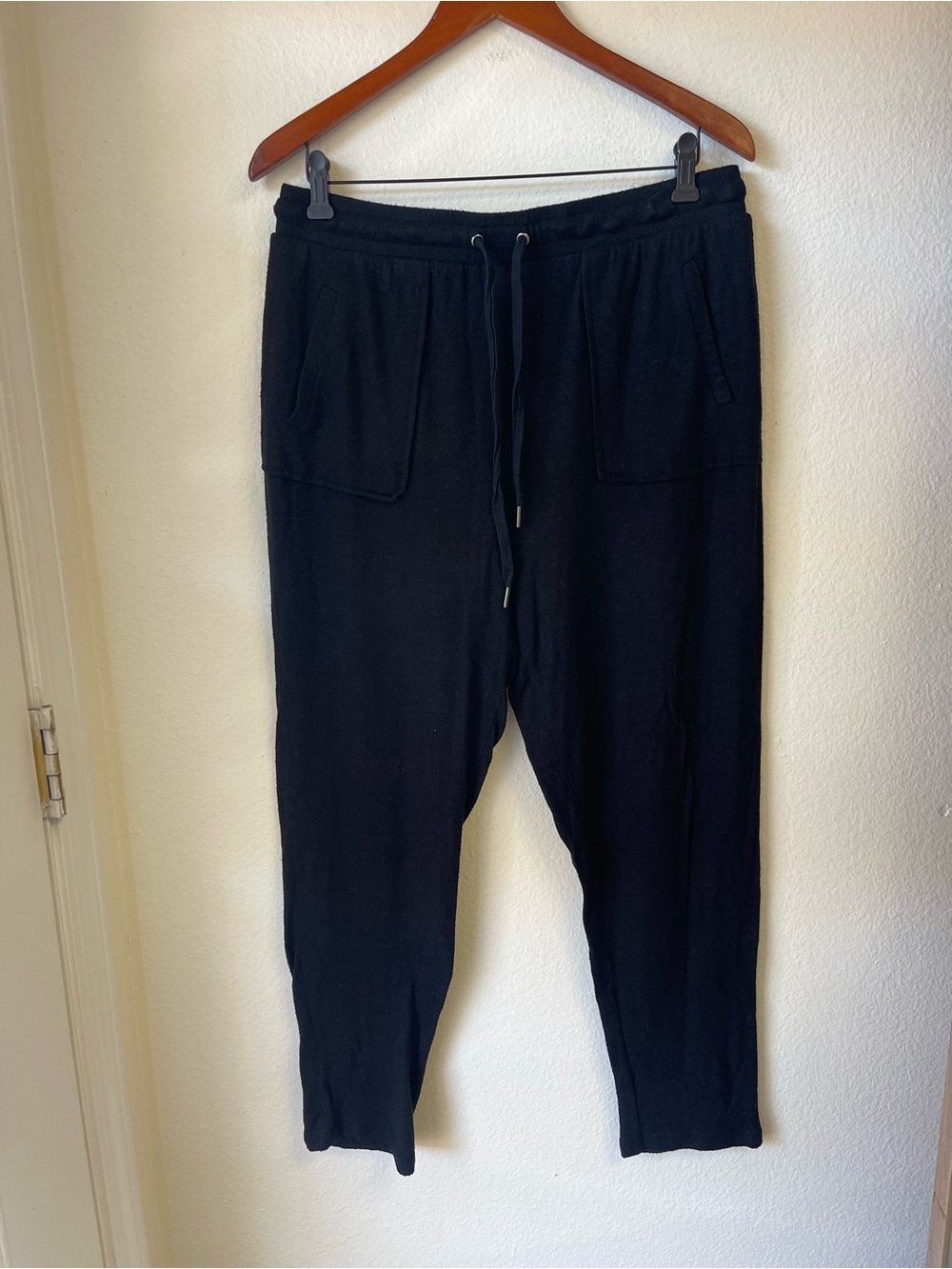Philosophy Black Drawstring Jogger Pants